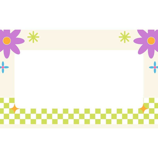 Picture of NAME TAG RETRO 88X55MM